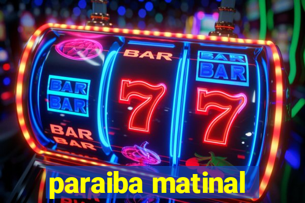 paraiba matinal